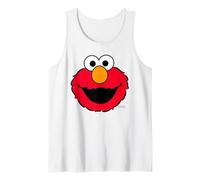 Sesame Street Elmo Retro Comic Cute Face Cuddle Vibes Happy Débardeur