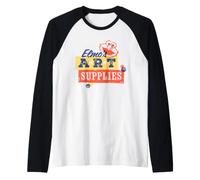 Sesame Street Elmo's Art Supplies Manche Raglan