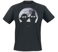Sesame Street Ernie und Bert - Moonlight Homme T-Shirt Manches Courtes Noir XXL