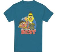 Sesame Street - "Friendship Level : Best" T-shirt Homme/Femme Unie TV20921 (M) (Ardoise)
