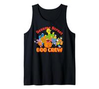 Sesame Street Halloween Boo Crew Trick Treat Scary Fun Retro Débardeur