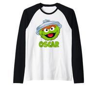 Sesame Street Head Oscar Manche Raglan