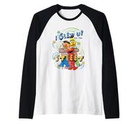 Sesame Street I Grew Up on The Street Manche Raglan