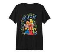 Sesame Street I Grew Up on The Street T-Shirt Haut de Gamme