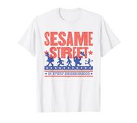 Sesame Street in Every Neighborhood Silhouette T-Shirt