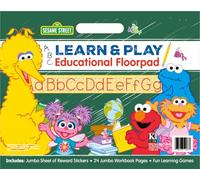 Sesame Street Kids Educational Activity Extra Large Spiral Bound Floor Pad