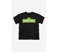 Sesame Street Kids' Regular Fit T-Shirt Noir 7-8 (S) Unisex