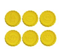 Sesame Street Lot de 6 emporte-pièces en polypropylène