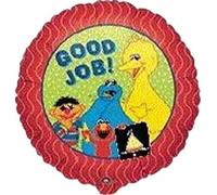 Sesame Street - Manches ballon "Good Job ", film SG26154 (taille unique) (Coloré)