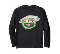 Sesame Street Manga Head Oscar Manche Longue