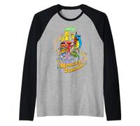 Sesame Street Monster Music Jammin Best Friends BFF Classic Manche Raglan