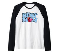 Sesame Street Mother's Day Best Mom Elmo Manche Raglan