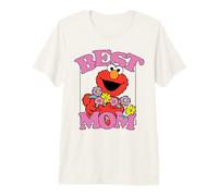 Sesame Street Mother's Day Elmo Best Mom T-Shirt Haut de Gamme