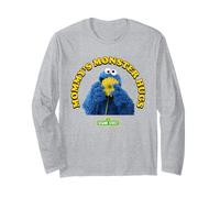 Sesame Street Mother's Day Mommy Cookie Monster Hugs Manche Longue