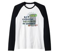 Sesame Street Oscar Not Everyone Deserves My Energy Manche Raglan