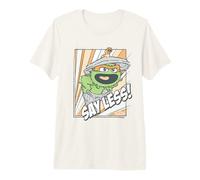 Sesame Street Oscar Say Less Shout T-Shirt Haut de Gamme