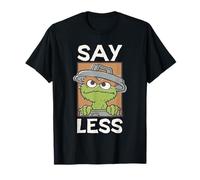 Sesame Street Oscar Say Less Square T-Shirt