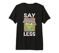 Sesame Street Oscar Say Less Square T-Shirt Haut de Gamme