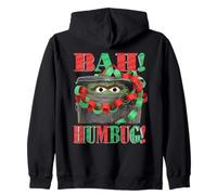 Sesame Street Oscar The Grouch Bah Humbug Christmas Sweat à Capuche
