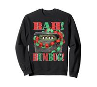 Sesame Street Oscar The Grouch Bah Humbug Christmas Sweatshirt