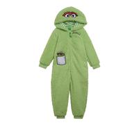 Sesame Street Oscar the Grouch Costume de cosplay Sherpa confortable avec fermeture clair pour tout-petits garons Vert 4T