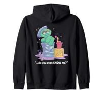 Sesame Street Oscar The Grouch Do You Even Know Me Sweat à Capuche