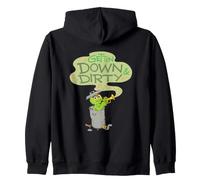 Sesame Street Oscar The Grouch Gettin Down and Dirty Sweat à Capuche