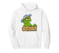 Sesame Street Oscar The Grouch Simple Graffiti Tag Sweat à Capuche