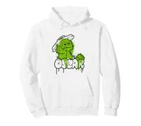 Sesame Street Oscar The Grouch Spray Paint Graffiti Tag Sweat à Capuche