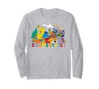 Sesame Street Personnage Art Good Friends Team Pose Classique Manche Longue