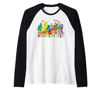 Sesame Street Personnage Art Good Friends Team Pose Classique Manche Raglan