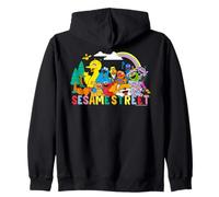 Sesame Street Personnage Art Good Friends Team Pose Classique Sweat à Capuche