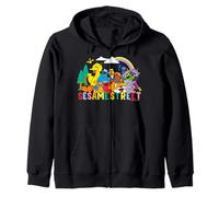 Sesame Street Personnage Art Good Friends Team Pose Classique Sweat à Capuche