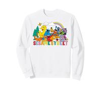 Sesame Street Personnage Art Good Friends Team Pose Classique Sweatshirt