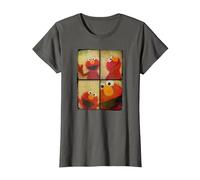 Sesame Street Photo Booth Elmo T-Shirt, Femme, Asphalte, S