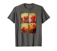 Sesame Street Photo Booth Elmo T-Shirt, Homme, Asphalte, S