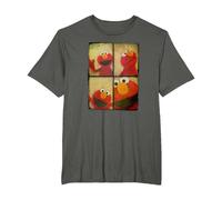 Sesame Street Photo Booth Elmo T-Shirt, Homme Grandes Tailles, Asphalte, 6X Tall