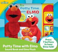 Sesame Street - Potty Time with Elmo - Livre sonore d'apprentissage de la propreté et ensemble de jouets en peluche Elmo PI Kids