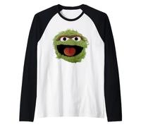 Sesame Street Real Face Oscar Manche Raglan