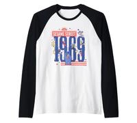 Sesame Street Red, White and Blue 1969 Group Manche Raglan