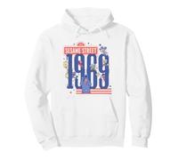 Sesame Street Red, White and Blue 1969 Group Sweat à Capuche