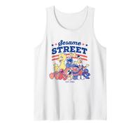 Sesame Street Red, White and Blue Group Débardeur