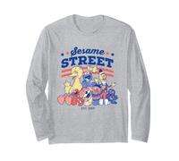 Sesame Street Red, White and Blue Group Manche Longue