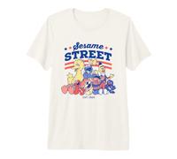 Sesame Street Red, White and Blue Group T-Shirt Haut de Gamme