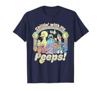 Sesame Street Retro Group Chillin' with My Peeps T-Shirt
