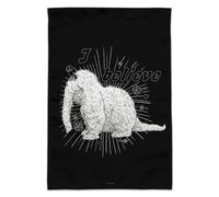 Sesame Street Snuffleupagus I Believe Drapeau de jardin