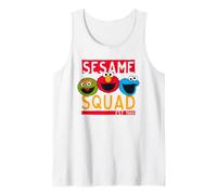 Sesame Street Squad Cookie Monster Elmo Oscar Pose Personnage Débardeur