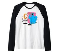 Sesame Street Street Beats C is for Cookie Monster Manche Raglan