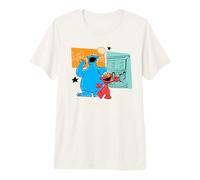 Sesame Street Street Beats Cookie Monster and Elmo T-Shirt Haut de Gamme