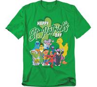 Sesame Street - T-shirt unie homme/femme, St Patrick's Day TV21240 (M) (Vert irlandais)